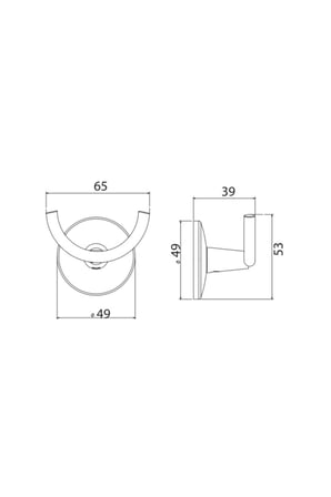 Serel Banyo Lale Askılık Banyo Askısı İkili  140101013 E.c.a