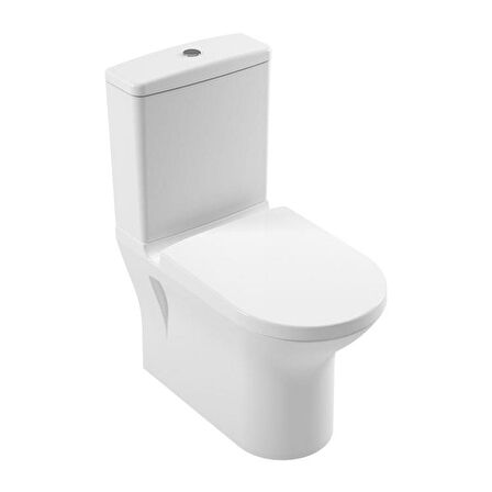 Serel Nita Yuvarlak Btw Duvara Sıfır Klozet Seti SET.NT63STS110H 