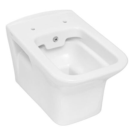 Serel Nita Köşeli Kanalsız Asma Klozet (NT25) + Zenith Slim Yavaş Kapanan Kapak 2'li Set