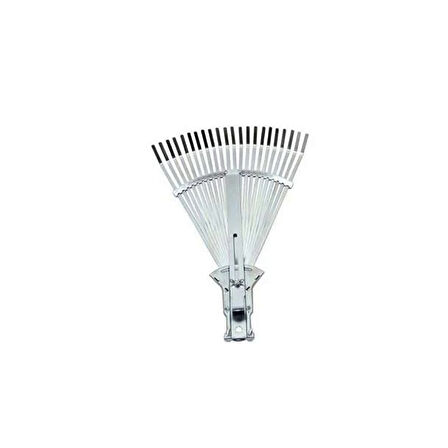 Formosa 55cm 22diş Çakmalı Sap Hariç Yumuşak Çelik Metal Ayarlı Yelpaze Tırmık