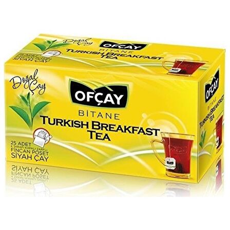 Ofçay Bitane Turkish Breakfast Tea 25 x 2gr Fincan Poşet Çay