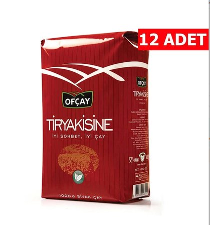 Ofçay Tiryakisine Dökme Çay 1 kg x 12 Paket