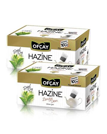 Ofçay Hazine Zengindem Demlik Poşet Çay 30 x 15 gr x 2 PAKET