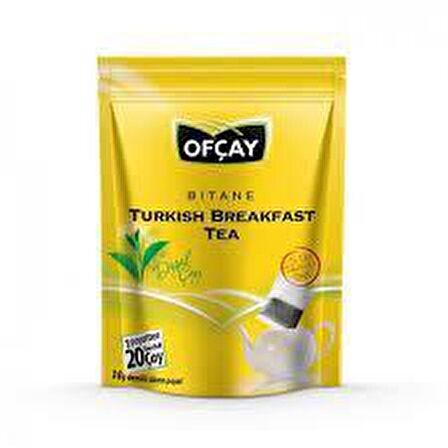 Ofçay Bitane Turkish Breakfast Tea 30 x 30gr Eko Demlik Poşet Çay