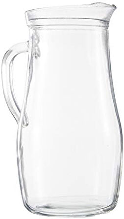Misket Tekli Sürahi, 1.8 L Hacim, Cam, Beyaz