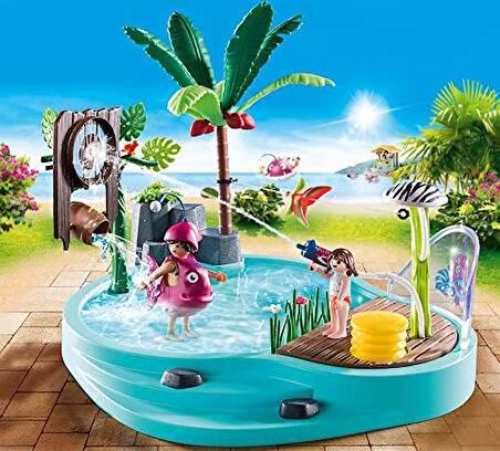 Family Fun 70610 Su Püskürtücülü Eğlenceli Havuz, Su Ile Oynamak Için, 4 Yıldan Itibaren