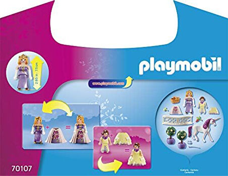 70107 Prenses Unicorn büyük taşıma çantası