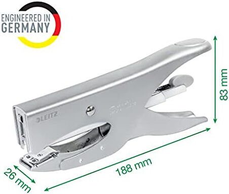 Pens Tipi Zımba, Mat Metal, 40 Sayfa Kapasiteli, 55490081