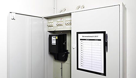 499301 Duraframe Note A4 mıknatıslı çerçeve, 1 adet, siyah