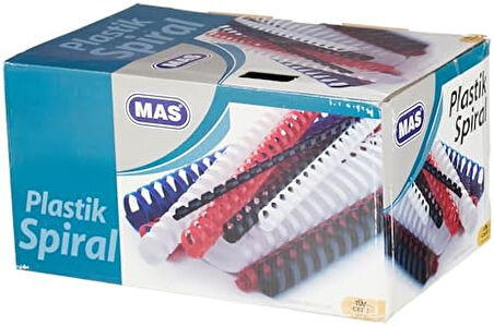 130000812604 45 mm Çapında Plastik Spiral, Mavi 440 Sayfa Kapasiteli Mavi