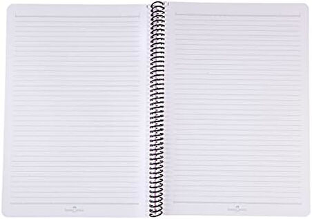 PP Kapak BiColor Spirali Defter 100YP Çizgili