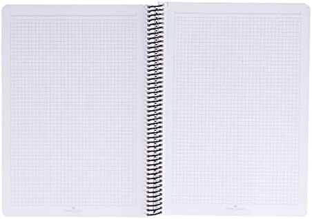 Pp Kapak Bicolor Sprli Defter 100Yp Kareli