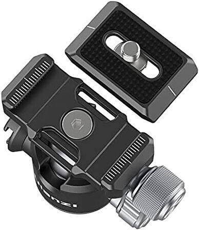 U-80L Arca Side Cold Shoe Ball Head Tripod Başlığı