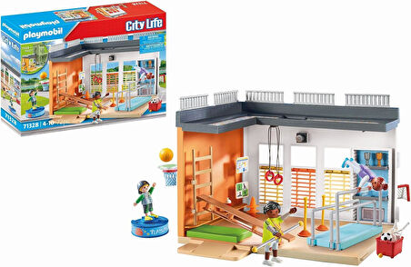 City Life 71328 Spor Salonu Eklentisi, Basketbol Potası, Slalom Çubukları, Futbol Kalesi, Tenis Aksesuarları ve Daha Fazlası, 4 Yaşından Büyük Çocuklar İçin Oyuncak