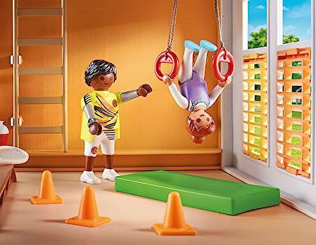 City Life 71328 Spor Salonu Eklentisi, Basketbol Potası, Slalom Çubukları, Futbol Kalesi, Tenis Aksesuarları ve Daha Fazlası, 4 Yaşından Büyük Çocuklar İçin Oyuncak
