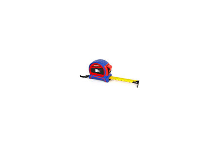 WP261044 8Mx25mm Naylon Kaplama Sarı Çift Taraflı Manyetik Çelik Şerit Metre
