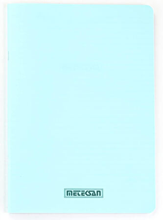 Seren Pastel A5 PP Kapaklı Defter, 60 Yaprak, Çizgili, Mavi