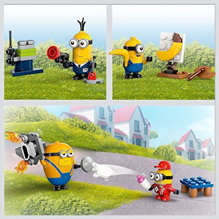 Despicable Me 4 Minyonlar ve Muz Araba 75580 6 Yaş ve Üzeri Çocuklar İçin Filmden Esinlenen Yaratıcı Oyuncak Yapım Seti (136 Parça)