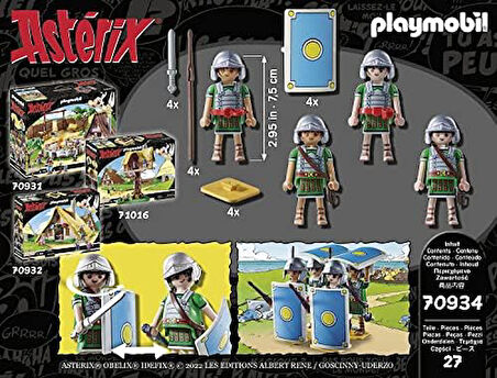 Asterix 70934 Roman Troop, 5 yaş ve üstü çocuklar için oyuncak