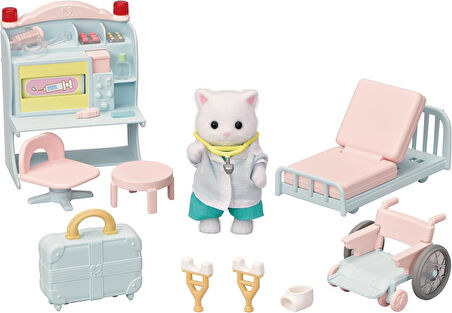 Sylnananian Families Landdoktor Figürlü Oyun Seti - Oyuncak Bebek Enani Oyun Seti, Epoch, Çok Renkli
