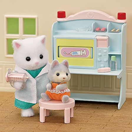 Sylnananian Families Landdoktor Figürlü Oyun Seti - Oyuncak Bebek Enani Oyun Seti, Epoch, Çok Renkli