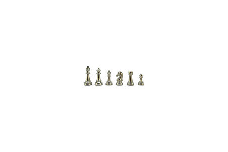 Büyük Boy Metal Klasik Satranç Tk. Antik ve Mermer Desenli Sandıklı MDF Tahtası(36X36 cm.)