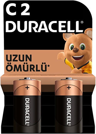 C Alkalin Pil (2 li paket) 1,5V LR14/MN1400