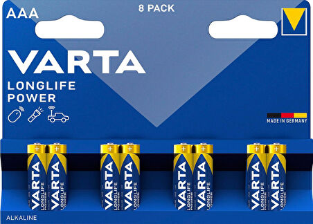 Longlife Power AAA Alkalin 8'li paket