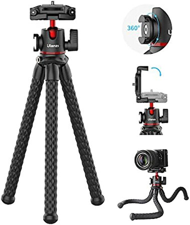 MT-33 Cold Shoe Ahtapot Tripod, Siyah