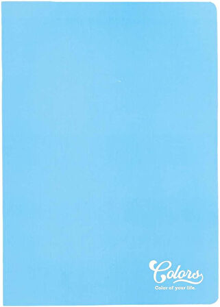 Colors A5 60 Yaprak Kareli Defter, Mavi