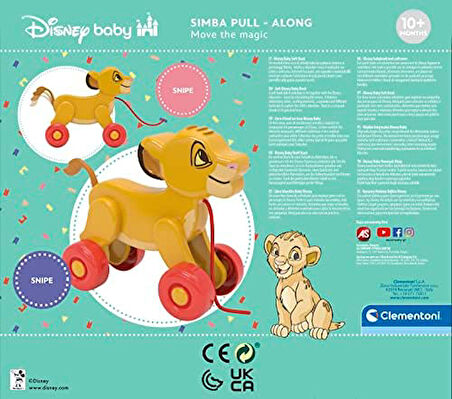 Clementoni  Baby Simba Çekçek Oyuncak, 17815, Standart, Çok Renkli
