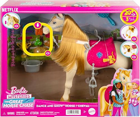 The Great Horse Chase, Horse Moves, Dances & Blinks Eyesinden Esinlenen Sesler, Müzik ve Aksesuarlarla Oyuncak At