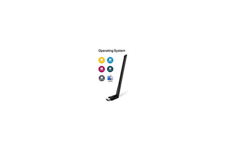 Archer T2U Plus, AC600 Mbps, Çift Bant, Yüksek Çekim Güçlü Wi-Fi 5 USB Adaptör