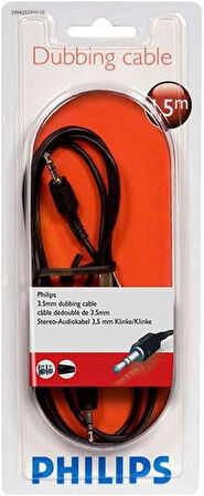 SWA 2529 W/10 Stereo Audio-Ueberspielkabel (3,5 mm fiş-3,5 mm fiş) 1,5 m Siyah