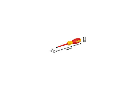 Professional VDE Tornavida SL 5.5 x 100mm (1x Tornavida SL 5.5 x 100mm)