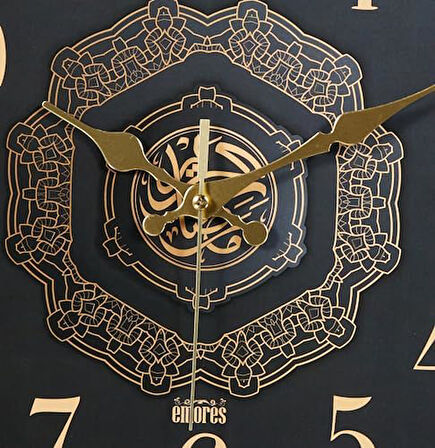 36 Cm Gerçek Bombe Cam Akar Saniye Sessiz Mekanizma Dekoratif Duvar Saati Mr34