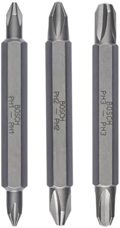 Professional Accessories Vidalama Ucu, Gri, 3 Adet