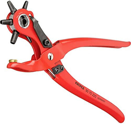 Döner Zımba Pensesi Kırmızı Toz Kaplamalı 220 mm 90 70 220 Ean