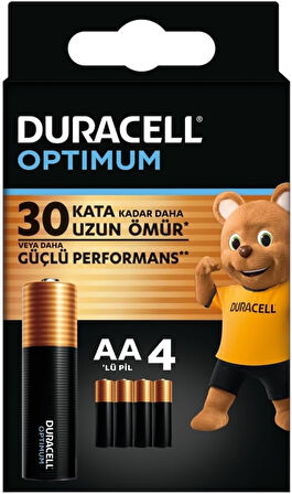 Optimum AA Alkalin Kalem Pil (4'lü Paket) 1,5V - LR6 MX1500