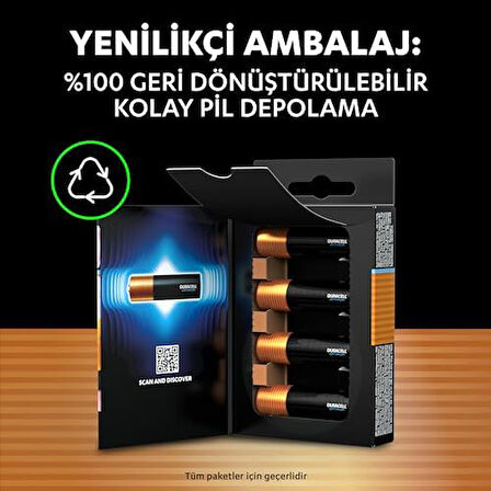 Optimum AA Alkalin Kalem Pil (4'lü Paket) 1,5V - LR6 MX1500