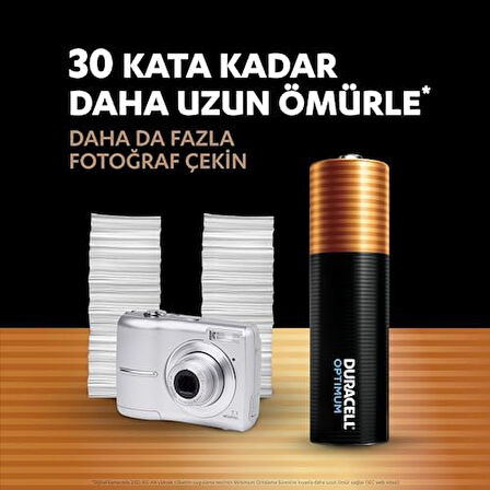 Optimum AA Alkalin Kalem Pil (4'lü Paket) 1,5V - LR6 MX1500