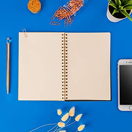 Of This World Tasarımlı Ahşap Kapaklı Defter