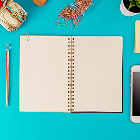 Love You Minimal Tasarımlı Ahşap Kapaklı Defter