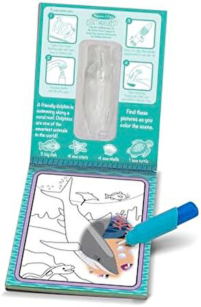 & Doug Water Wow Su ile Boyama kitabı, Deniz