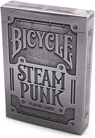 Silver Steampunk Premium Oyun Kartları