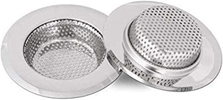 9 cm Gider süzgeci, mutfak lavabosu süzgeci, paslanmaz çelik lavabo, tıkanmayı önler