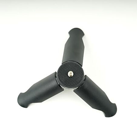Aksiyon Kameraları 1/4 Vida Uyumlu Kamera Sabitleyici Portatif Mini Tripod Siyah