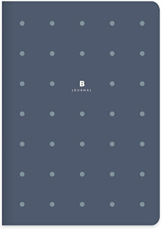 Color B. Journal 16x21.5 80 Yp. Noktalı Sert Kapak Defter - Lacivert