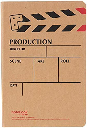 Scrikss Production Çizgili Defter Sarı A5