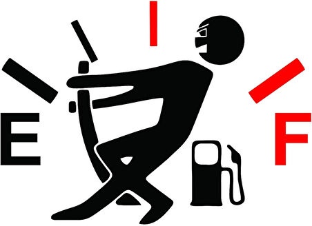 Master Yakıt Göstergesi Depo Sticker Oto Etiket Çıkartma